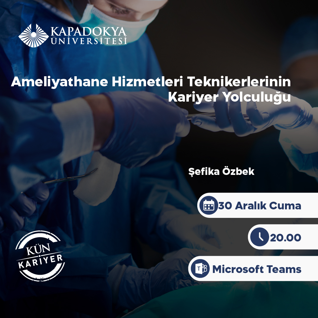 Ameliyathane Hizmetleri Teknikerlerinin Kariyer Yolculuğu